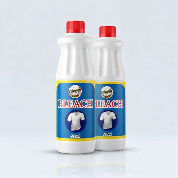 Cleanify Liquid Bleach 550ml, pack of 2
